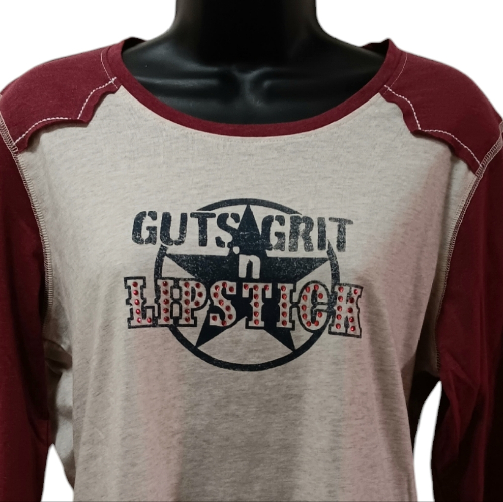 - (2) EMBELLISHED WESTERN TEES by LEGENDARY STOCKYARDS - Picture 2 of 9